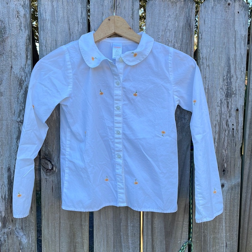Gymboree Flowered Blouse Sz 12